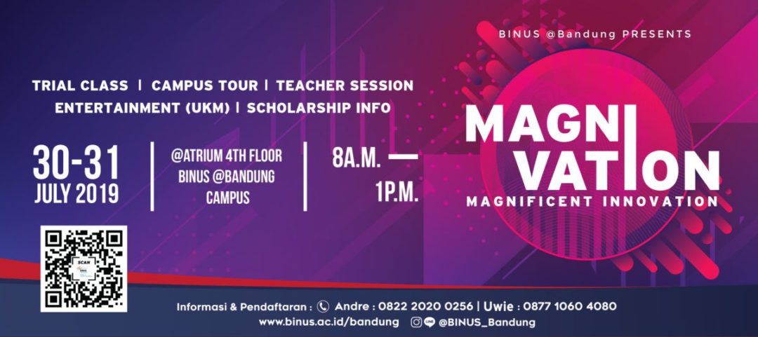 Magnivation Binus Bandung Binus University Bandung Kampus Teknologi Kreatif