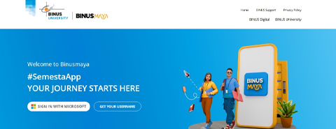 Aplikasi BINUSMAYA Portal Digital Mahasiswa
