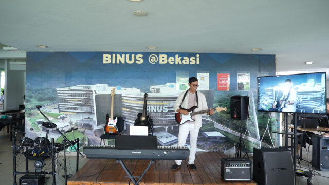 Alat Musik Grand Launching New Spot Asyik BINUS@Bekasi
