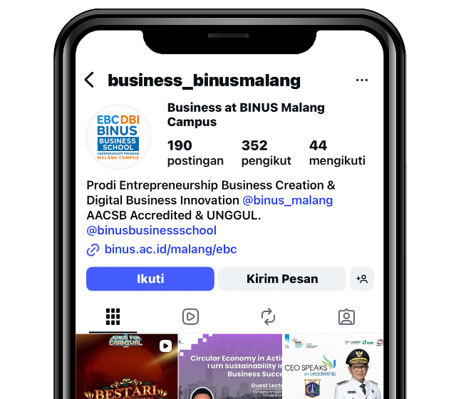 Follow our Instagram for further inquiries and the latest updates, and reach out to us by