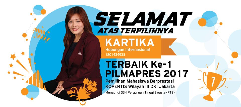 Kartika, sang Kartini Muda dari BINUS UNIVERSITY dalam PILMAPRES 2017