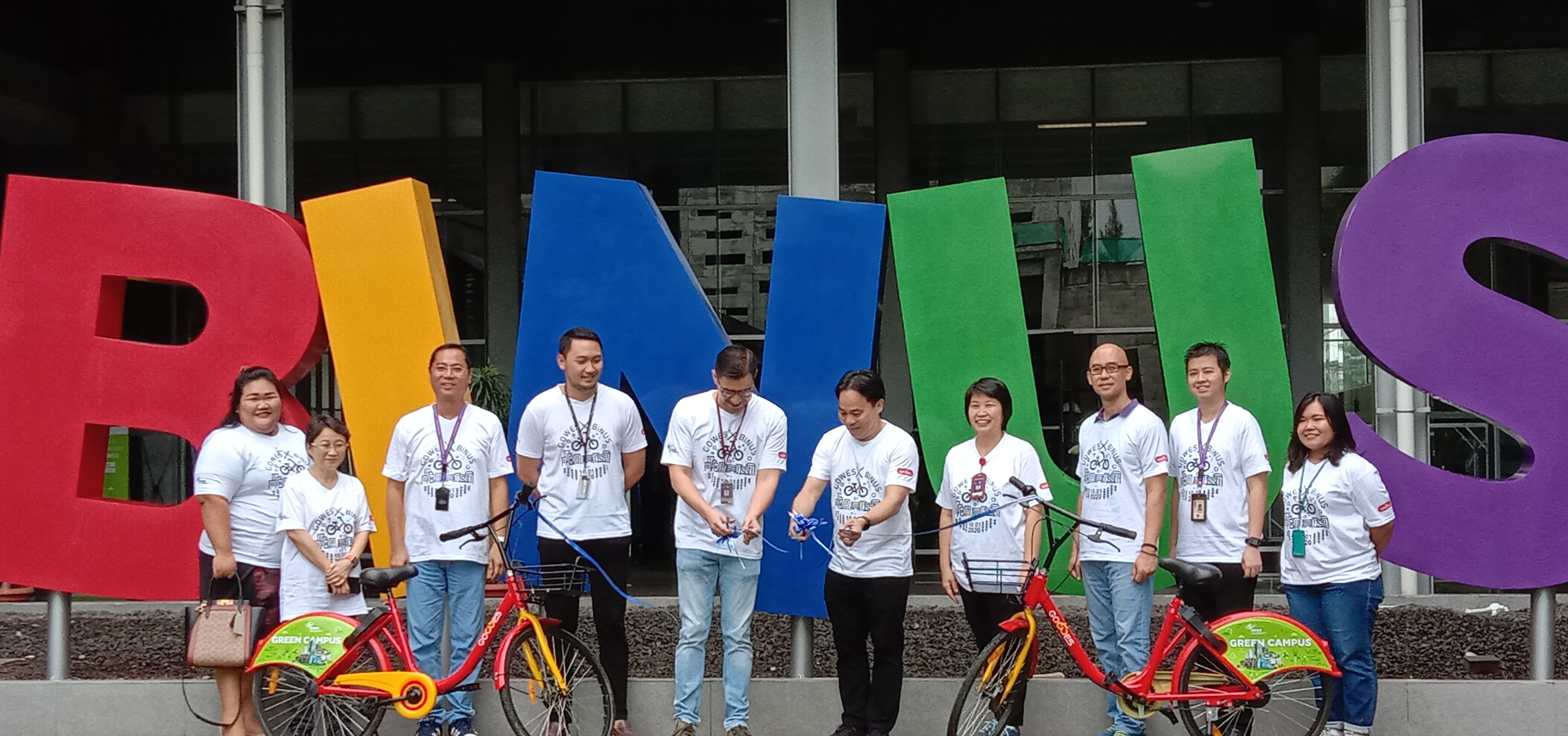 GOWES RIDE-SHARING KINI HADIR DI KAWASAN ‘GREEN CAMPUS’ BINUS UNIVERSITY