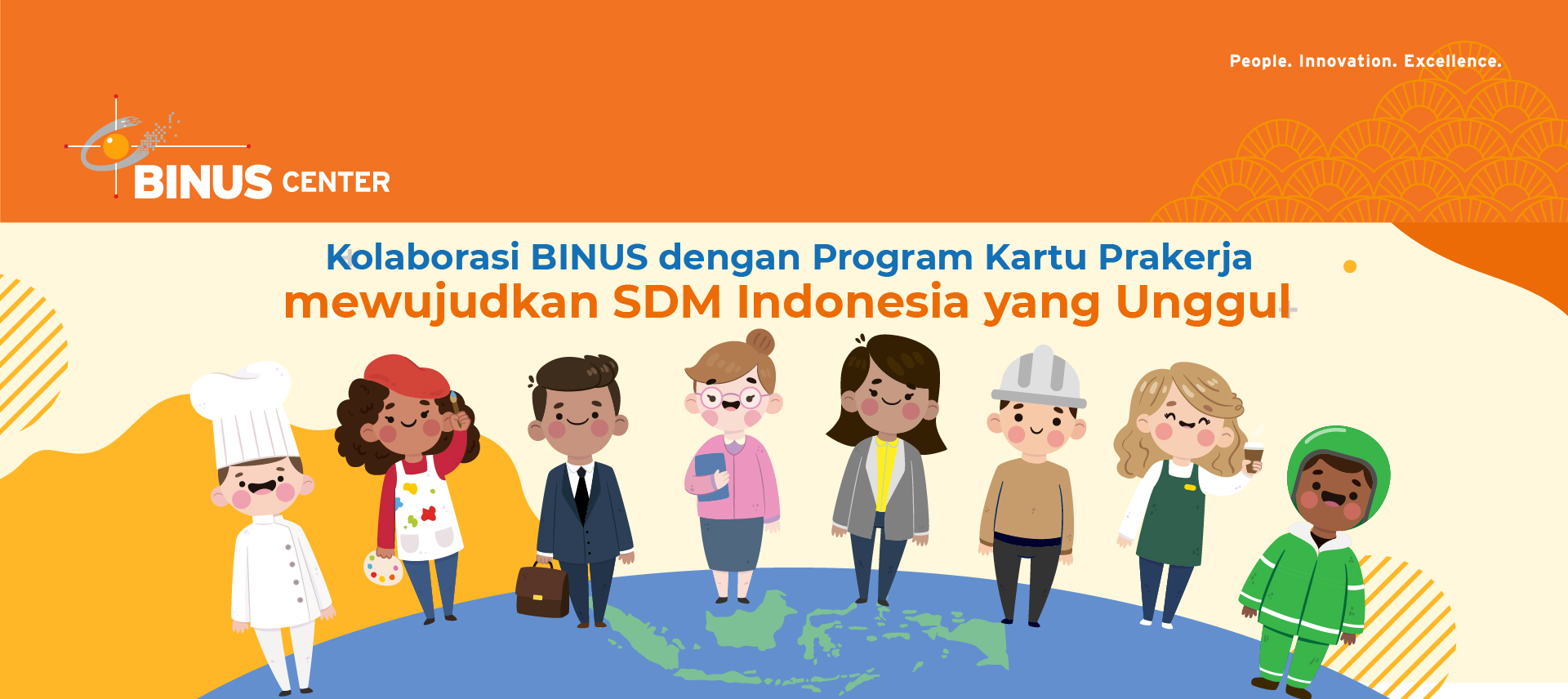 Kolaborasi BINUS Dengan Program Kartu Prakerja mewujudkan SDM Indonesia Yang Unggul