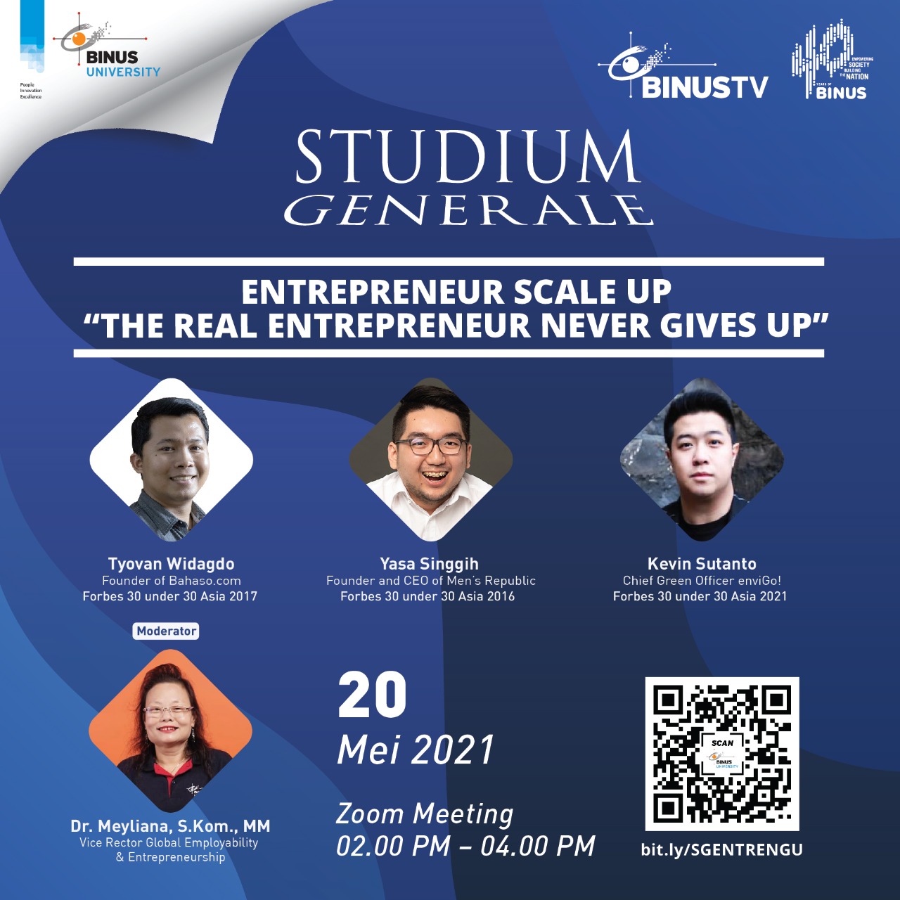 Studium Generale - Entrepreneur Scale Up : Langkah Sukses Entrepreneur-mu dimulai Disini!