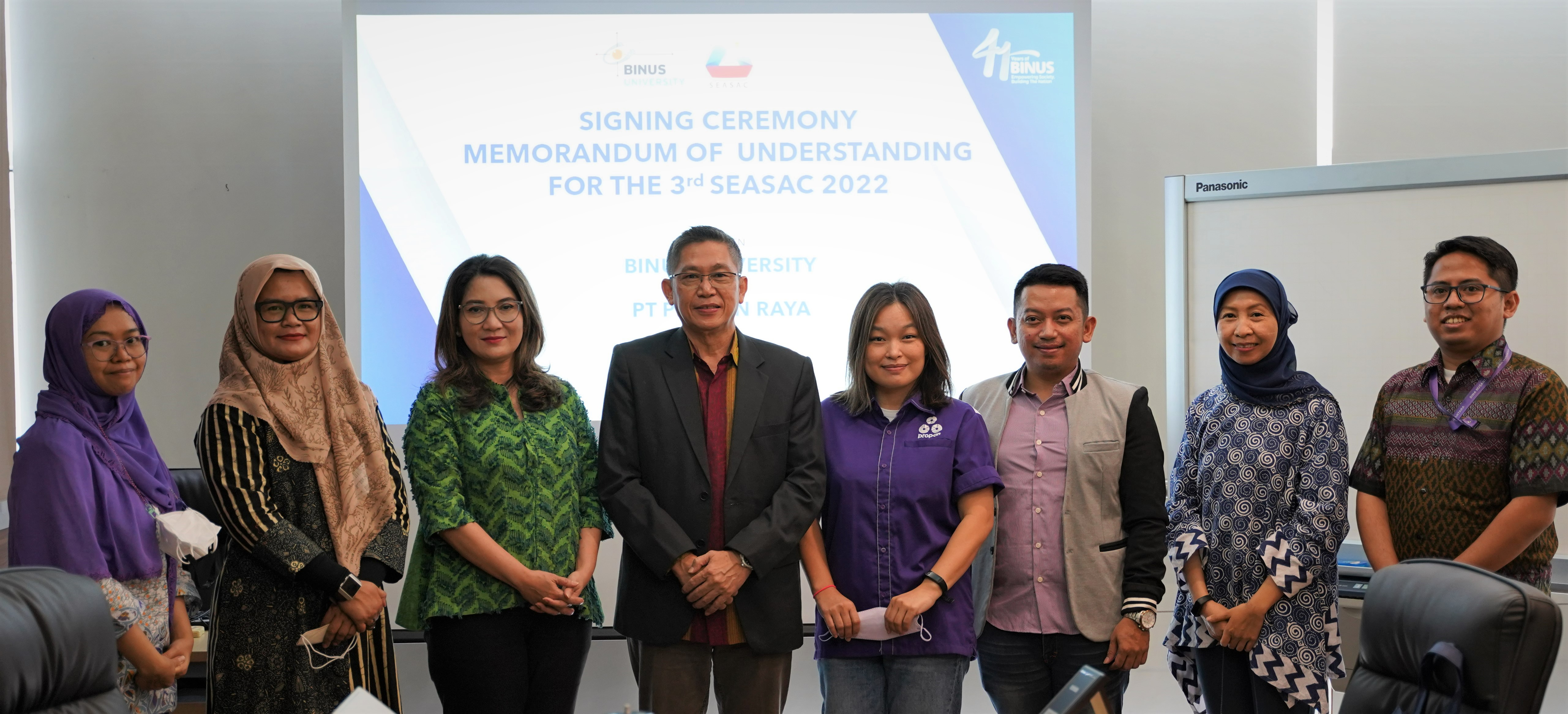 BINUS University dan Propan Raya Meresmikan Kerjasama Penyelenggaraan Kompetisi Sales se-Asia Tenggara