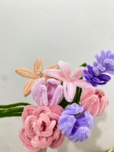 bunga pertangkai (rose, lily, lavender, tulip)