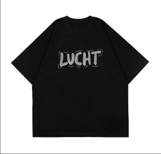 Spend time Oversize t shirt Luch Hellder