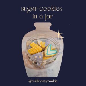 Sugar cookies in a jar