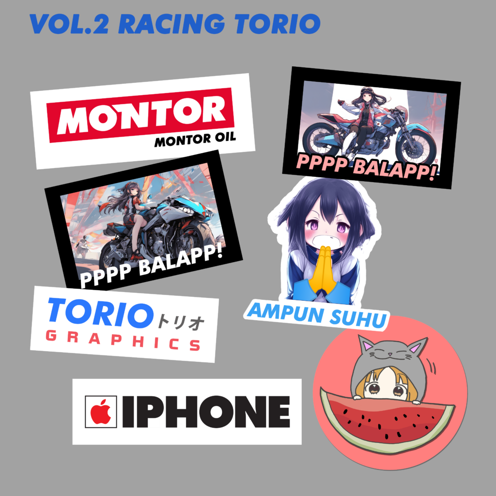 Vol.2 Racing Torio Stickers