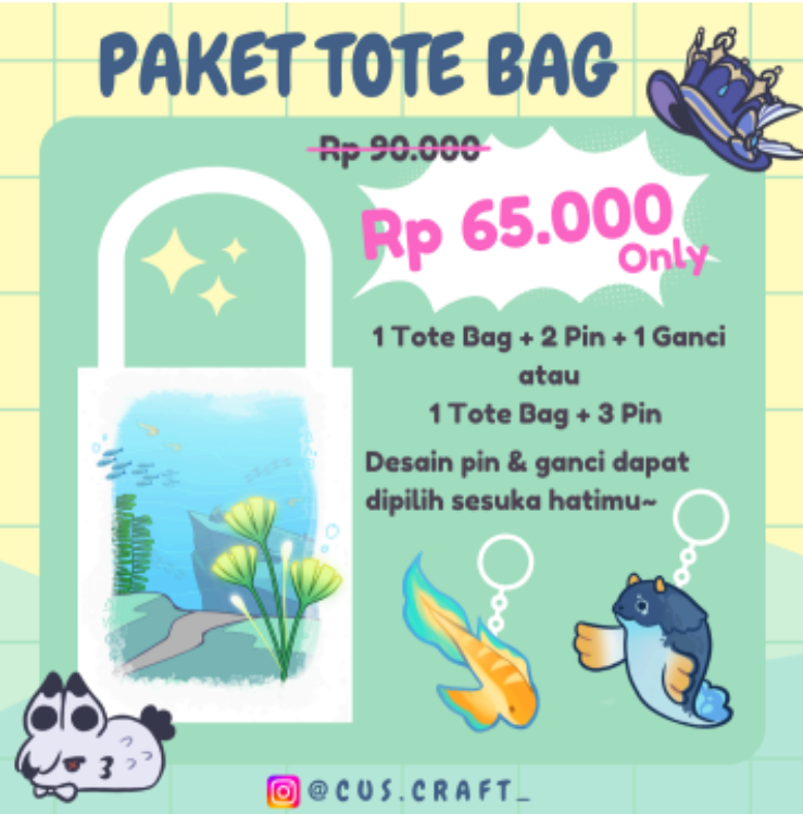 Paket Tote Bag