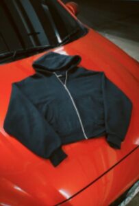 Hoodie Zipper Boxy Basic