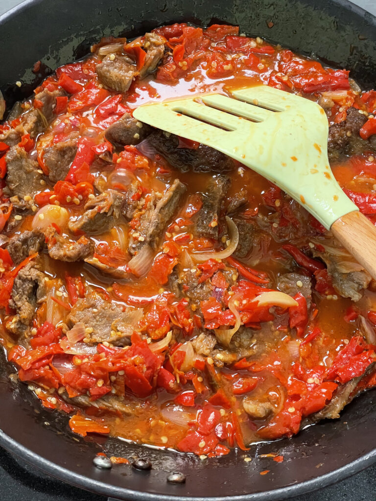 Bowlado - Nasi Dendeng dengan Sayur