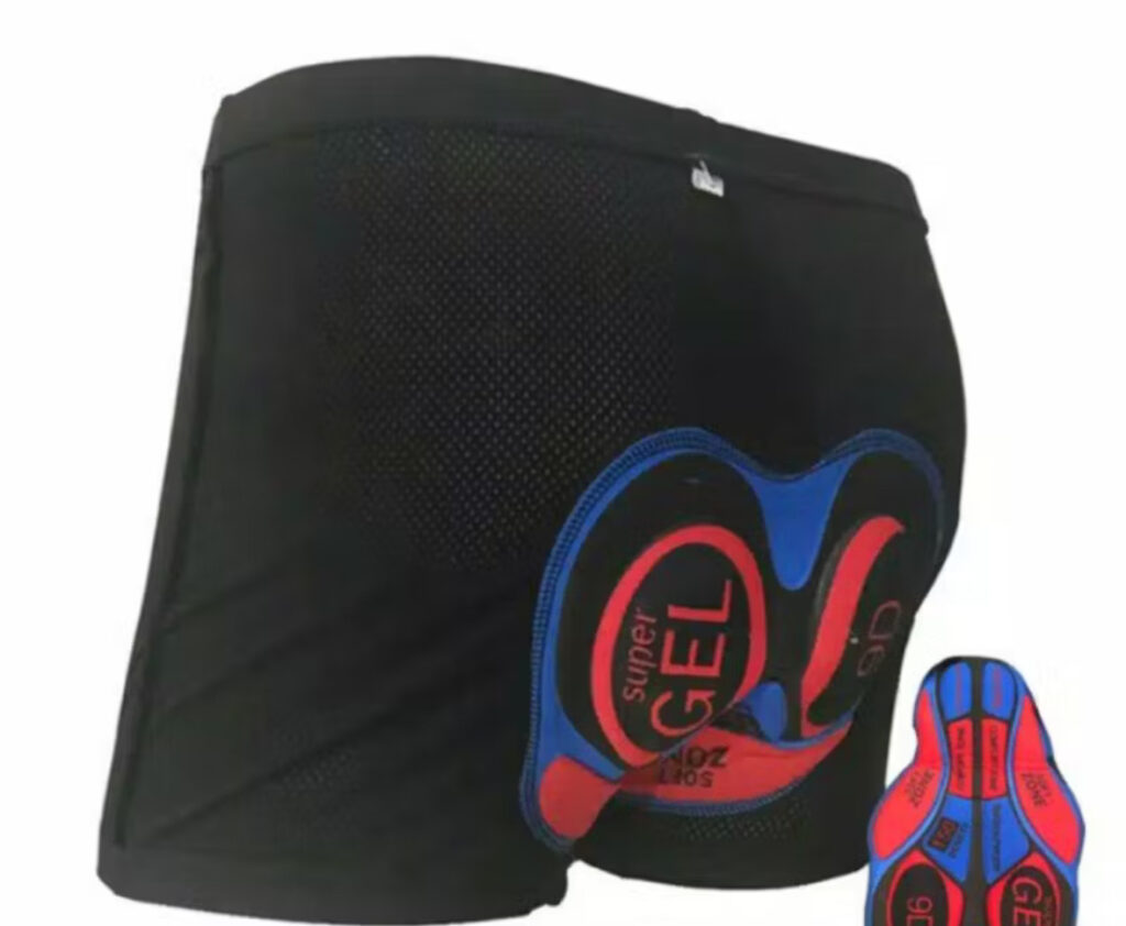 3D - Celana sepeda Gel pad hitam coolmax pro size S dan L