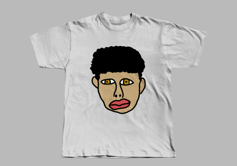 Farothang - Baju T shirt putih