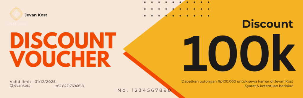Jevan Kost - Voucher Potongan