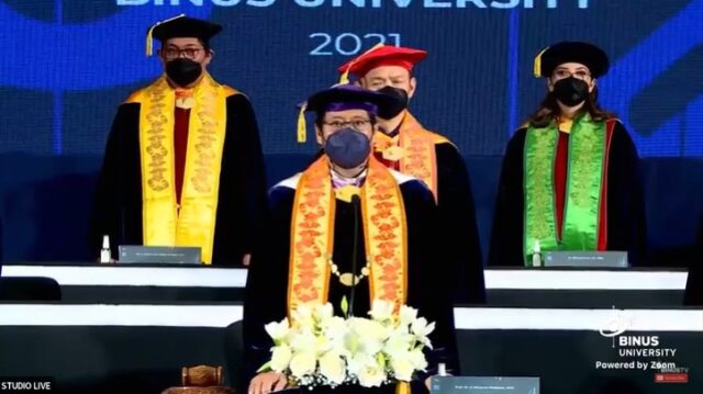 Rektor dan Anggota Senat Binus