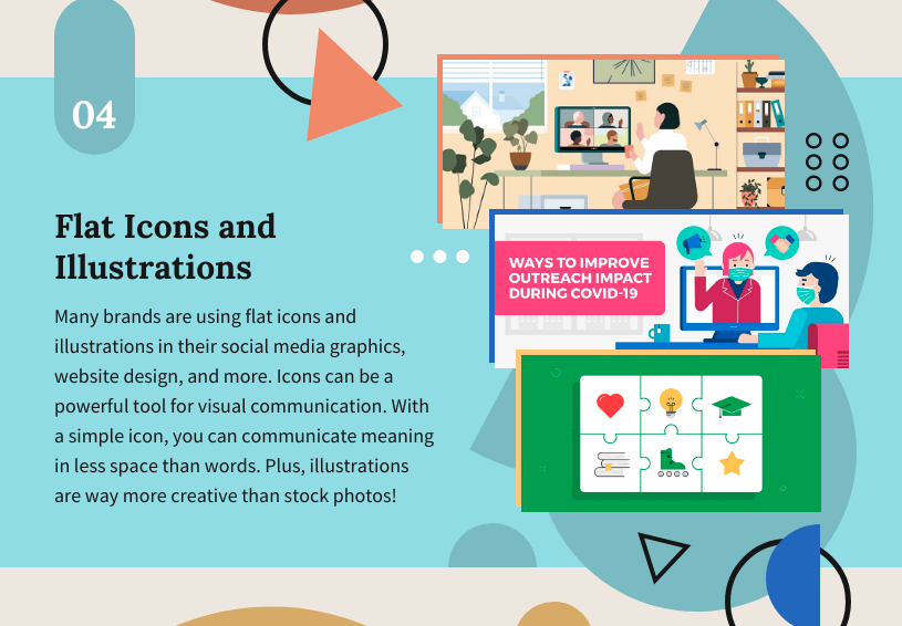 Trend 04: Flat Icon and Illustrations