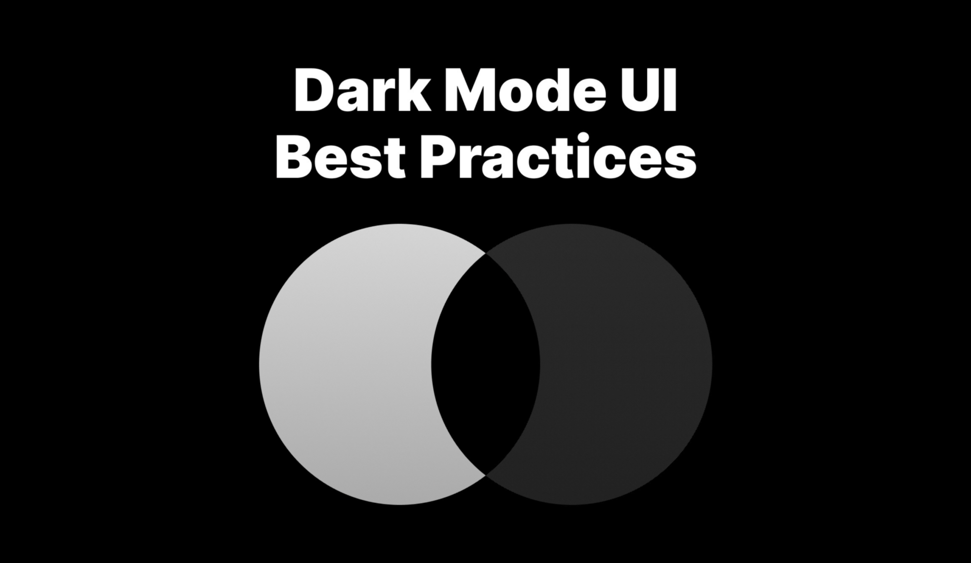 Dark Mode UI Best Practices – Conclusion