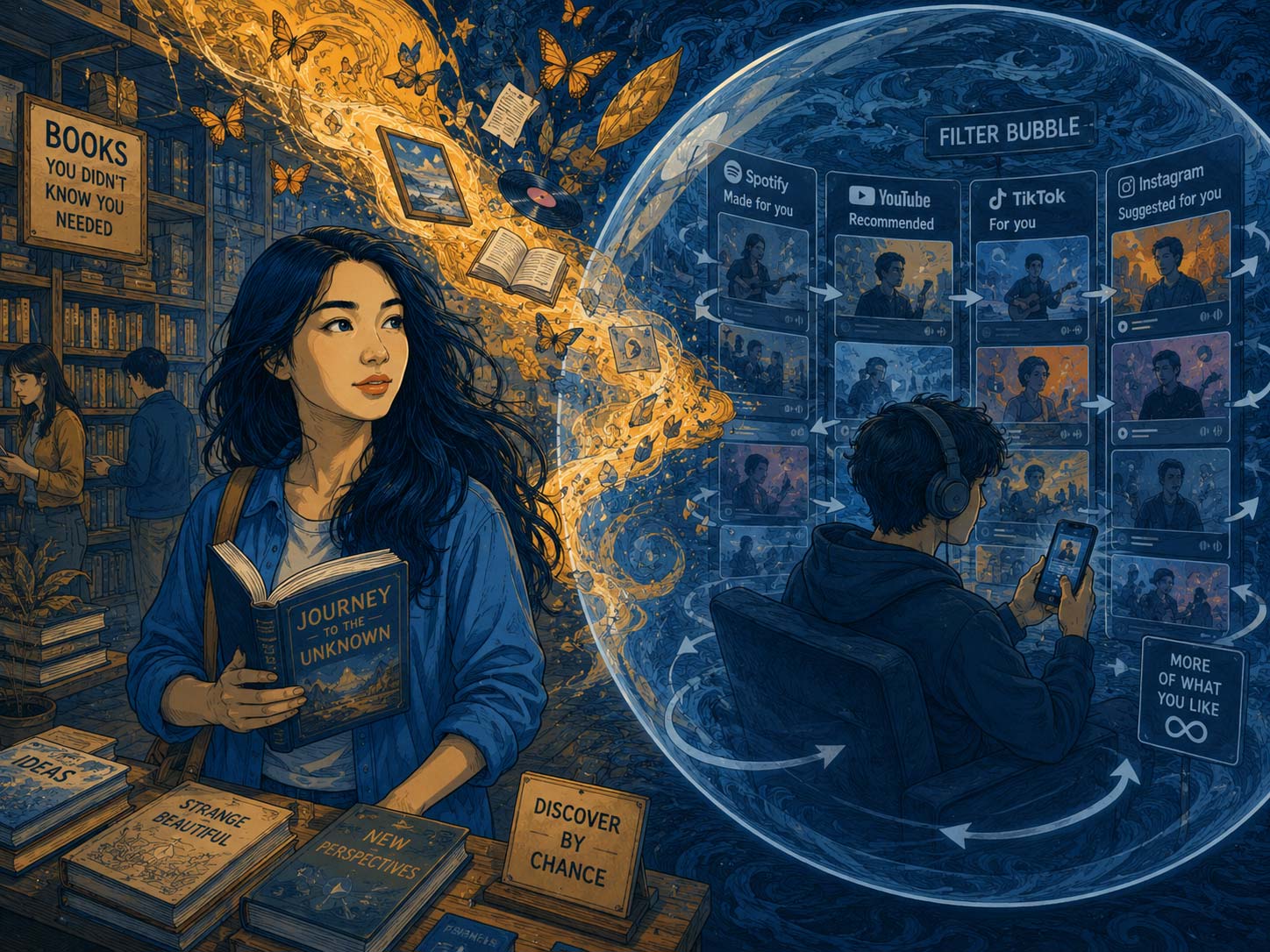 Serendipity dan Ilusi Pilihan di Era AI