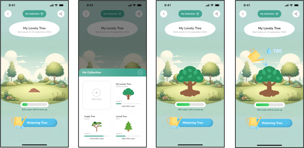 TreeMiles : Aplikasi gamifikasi yang menghubungkan gaya hidup sehat dengan aksi lingkungan.