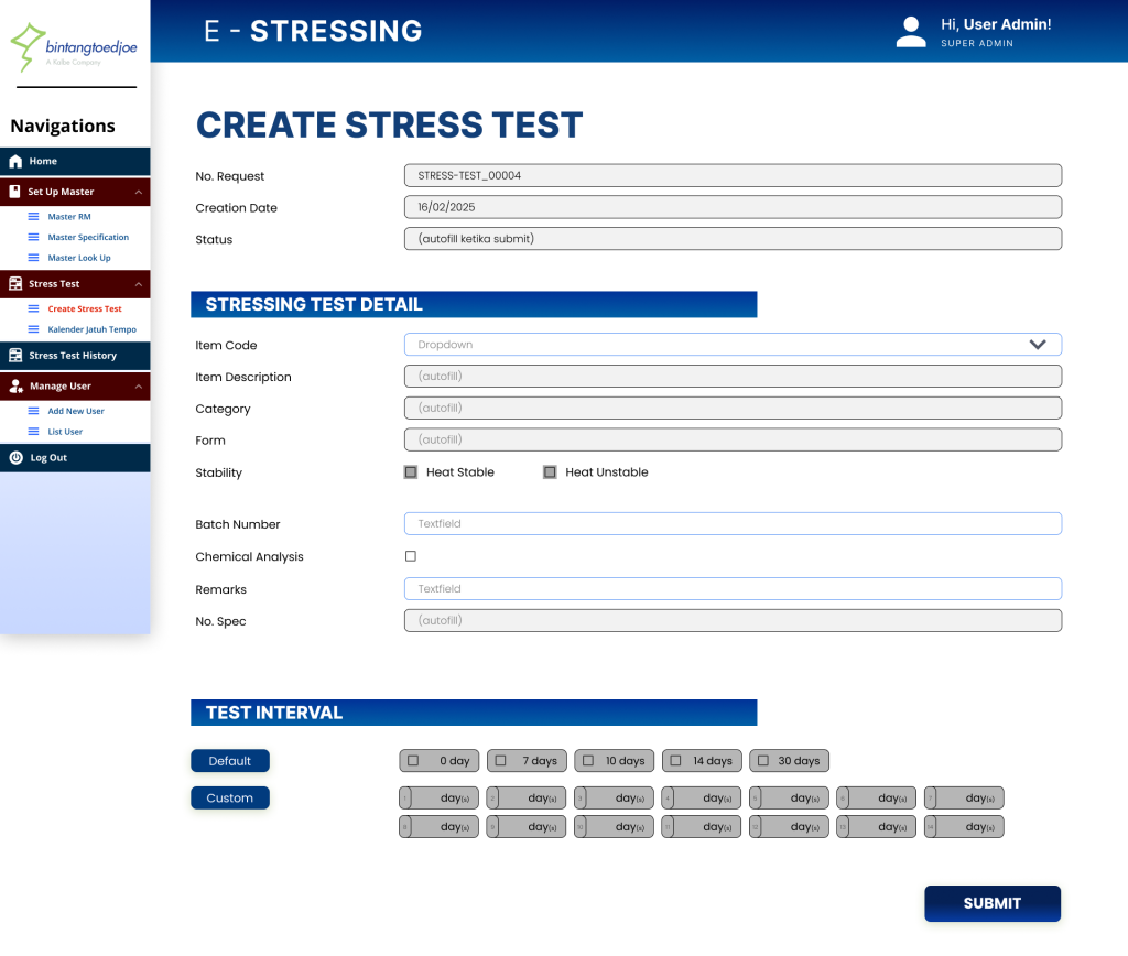 Sistem Informasi E-Stressing