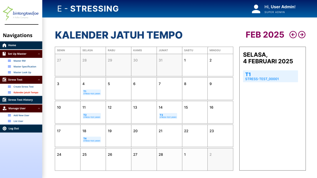 Sistem Informasi E-Stressing
