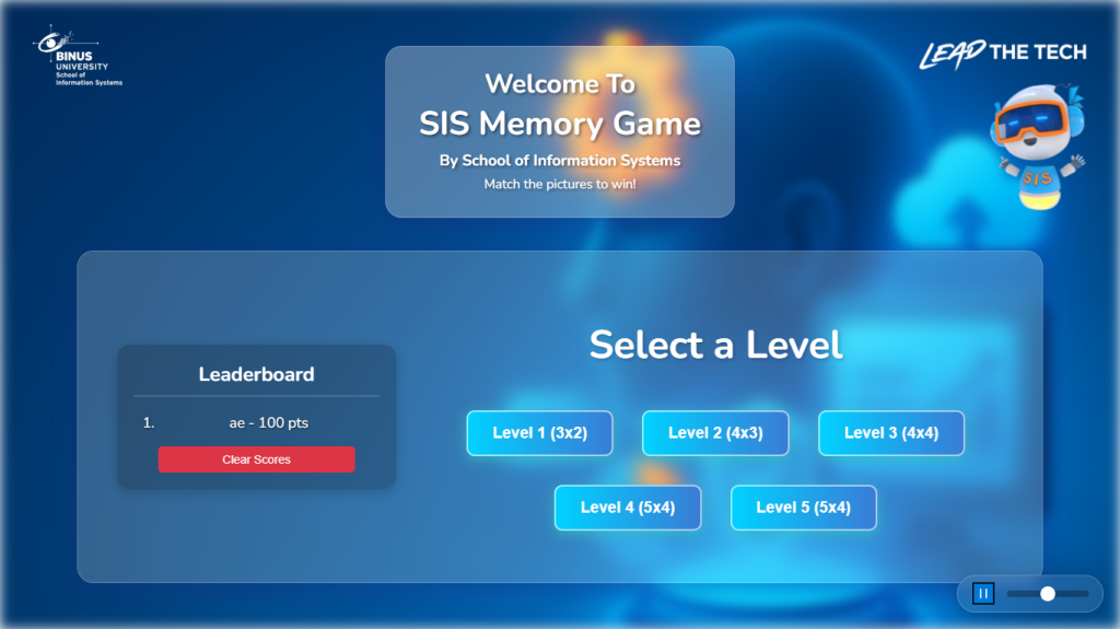 SIS Memory Game
