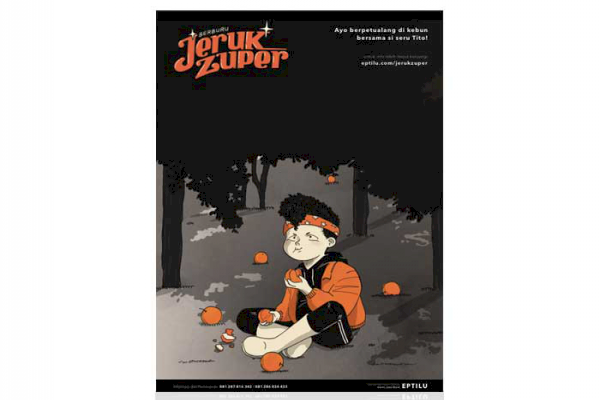 Illustration for Perkebunan Jeruk EPTILU Advertising Campaign