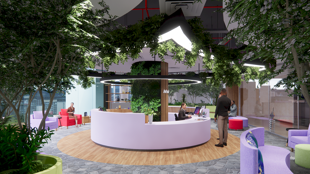 Digitarian Rainforest Office