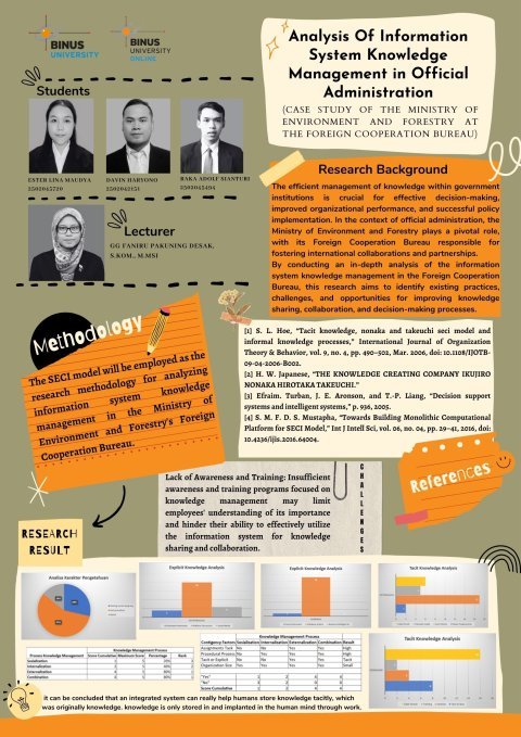 Analysis of Information System of Knowledge Management in Official Administration