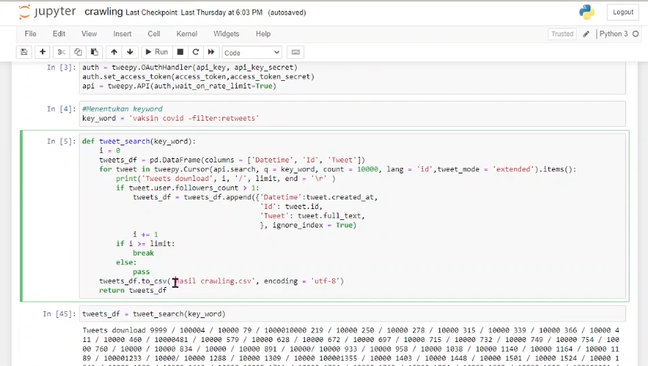 ANALISIS SENTIMEN PADA MEDIA SOSIAL (TWITTER) TERHADAP VAKSIN COVID-19 MENGGUNAKAN ALGORITMA SUPPORT VECTOR MACHINE (SVM)