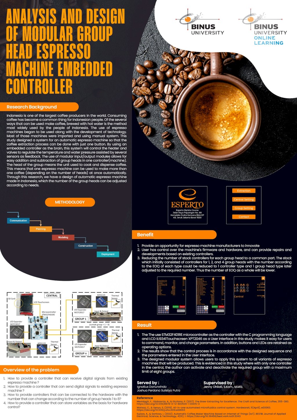 Analisis dan Perancangan Embedded Controller pada Mesin Espresso dengan Kepala Grup Modular