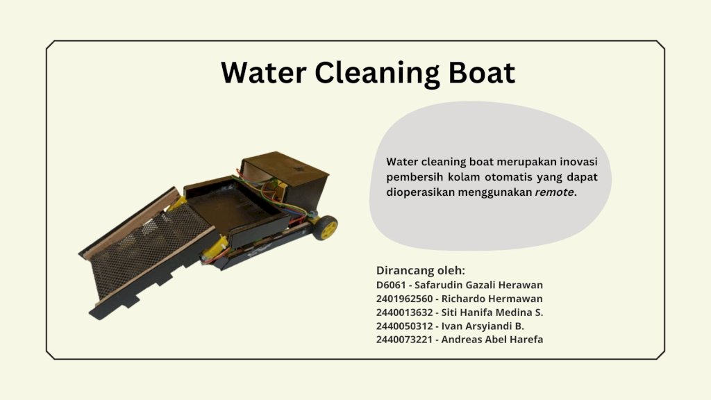 Water Cleaning Boat