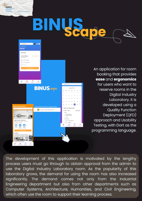 BINUS Scape Application