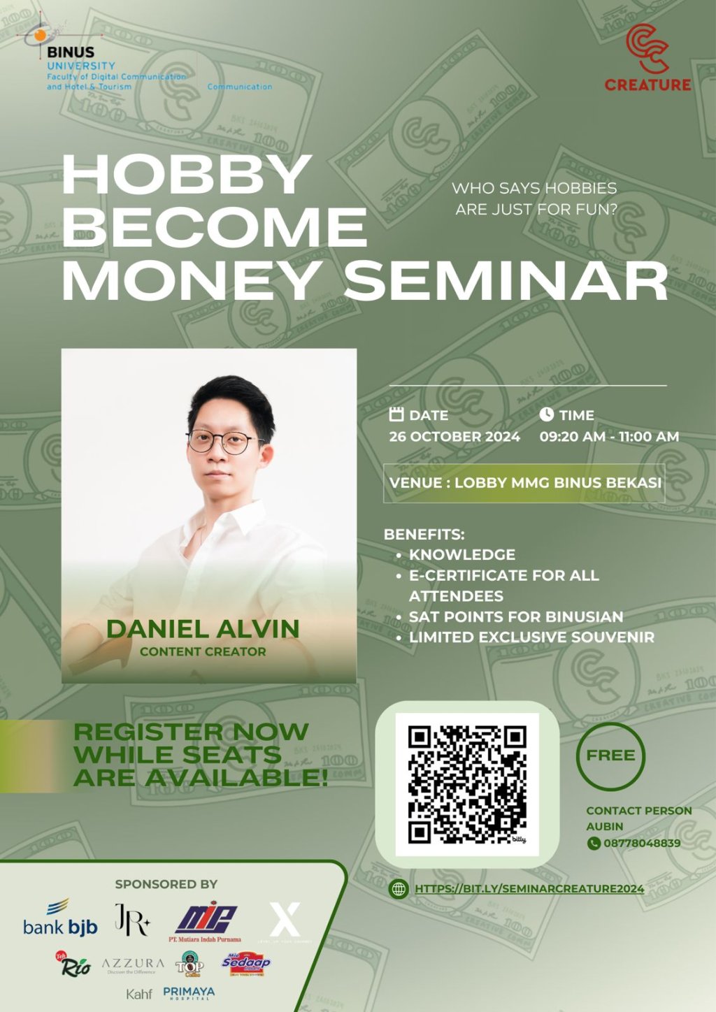Hobby Become Money Seminar