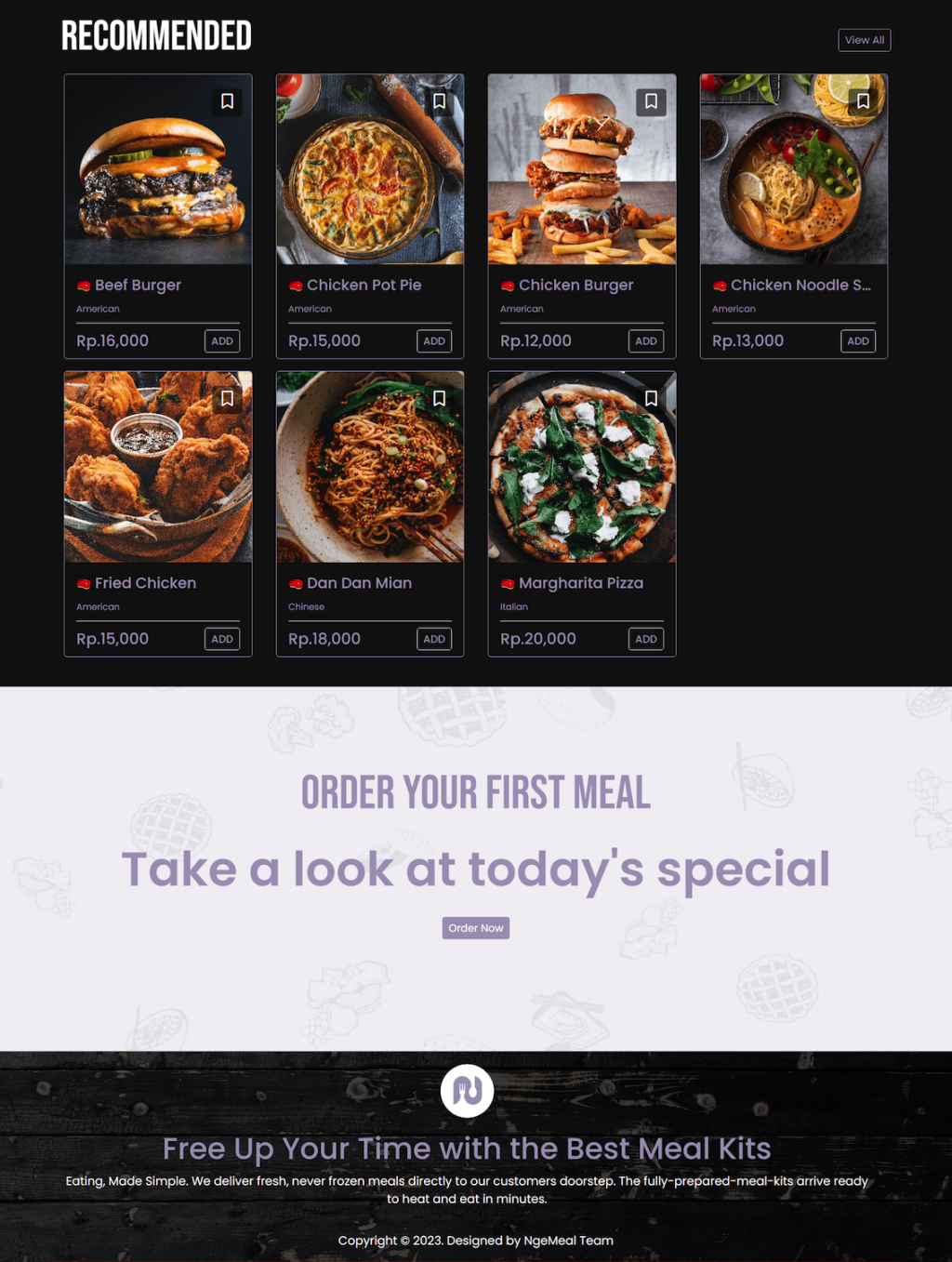 Aplikasi Meal Kit 