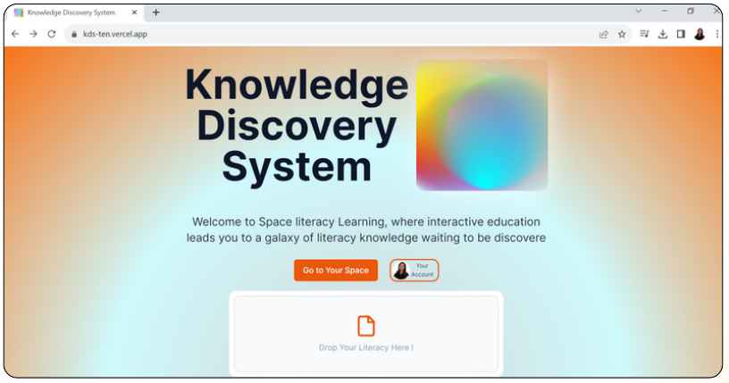 Knowledge Discovery System, one stop service solution to help students in learning activities