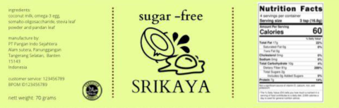 Sugar-Free Srikaya
