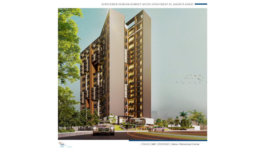 Apartemen dengan Konsep Micro-Apartment di Jakarta Barat