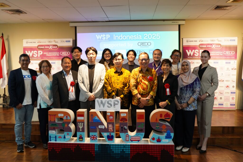 Mahasiswa Program Japanese Popular Culture BINUS University Tunjukkan Inovasi Bisnis di YUME PRO x KAJI Pitching Event
