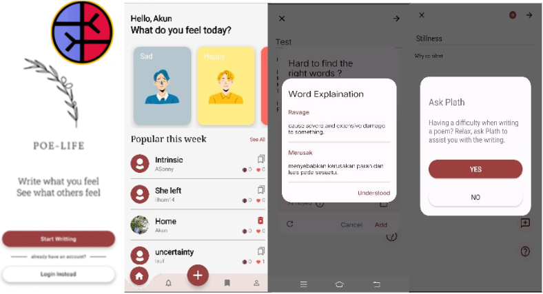 Poe-Life: When Humans Befriend Technology for Deeper Emotional Expressions