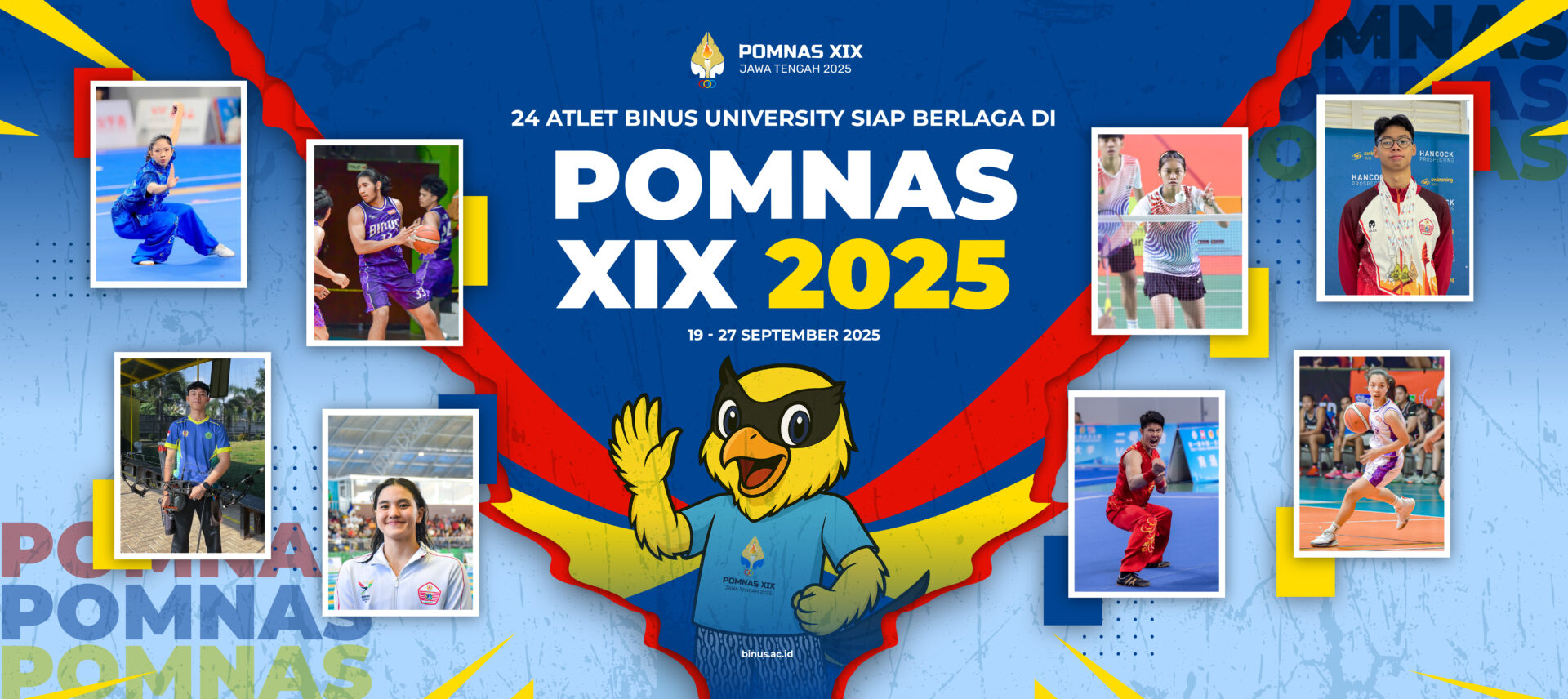 BINUS University Lepas 24 Atlet untuk Berlaga di POMNAS XIX 2025