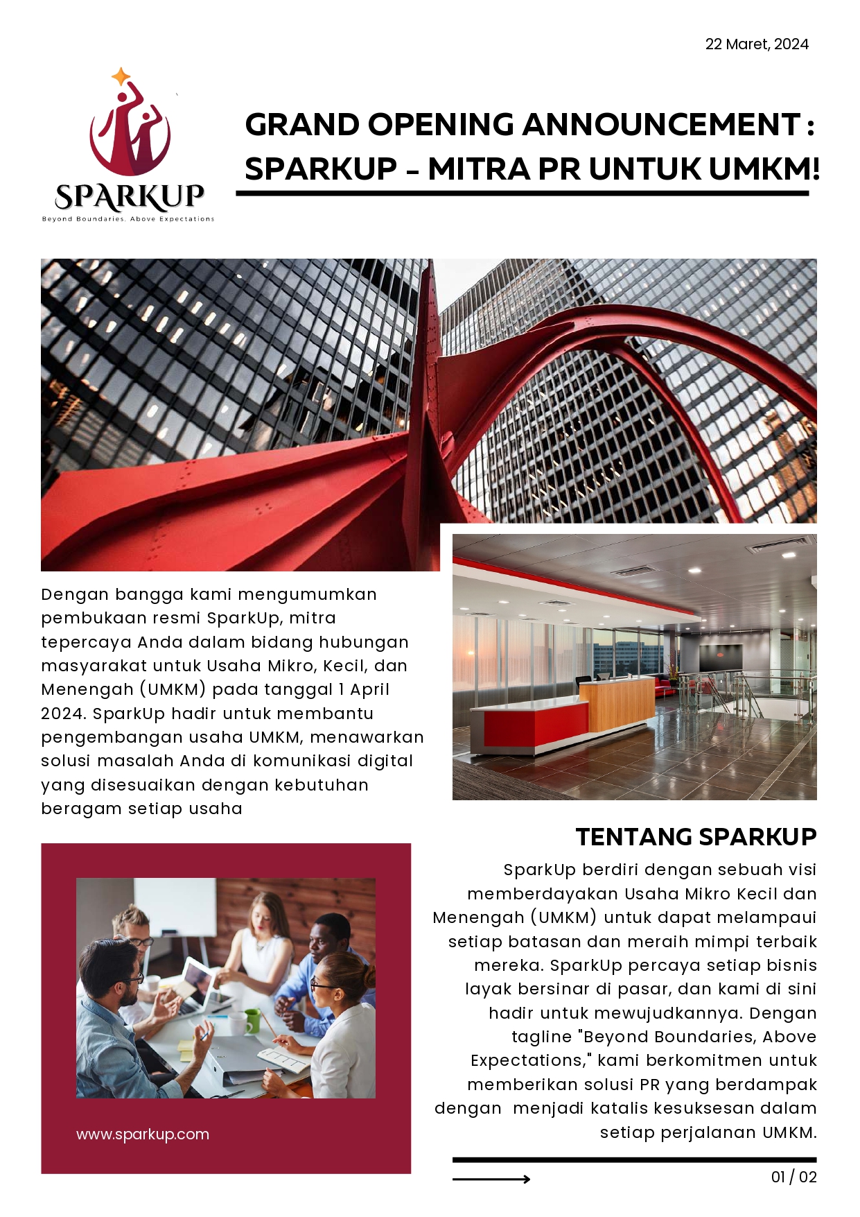 Newsletter – Spark Up