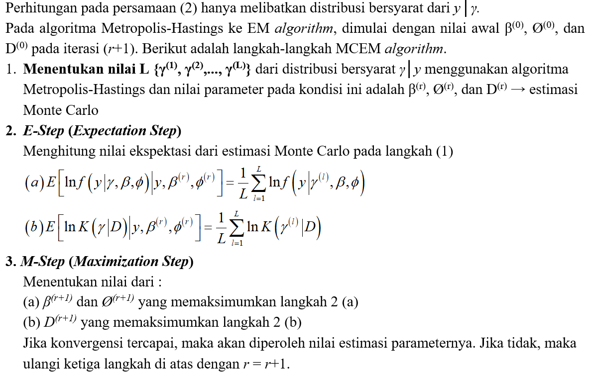 Monte Carlo Expectation Maximization (MCEM) Algorithm | BINUS ...