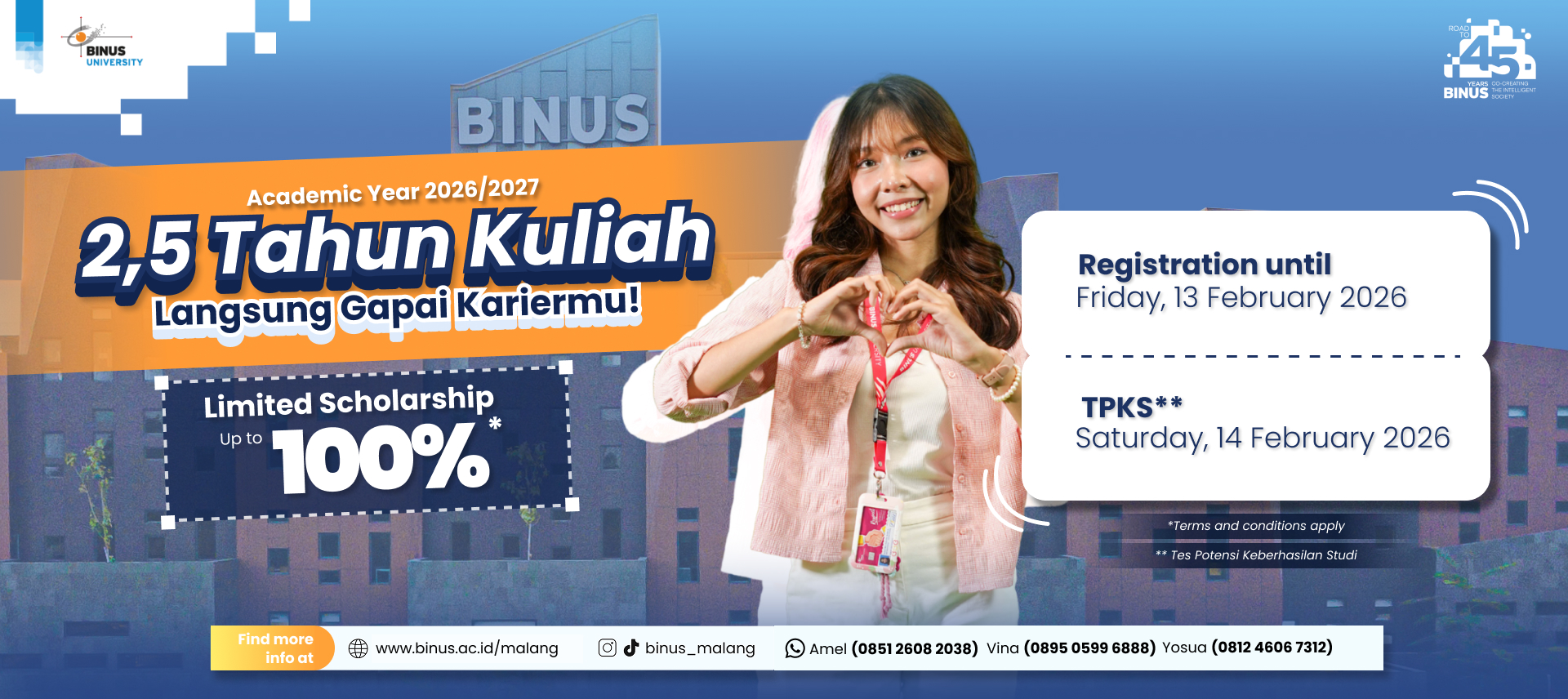 BINUS UNIVERSITY MALANG | Pilihan Universitas Terbaik di Malang