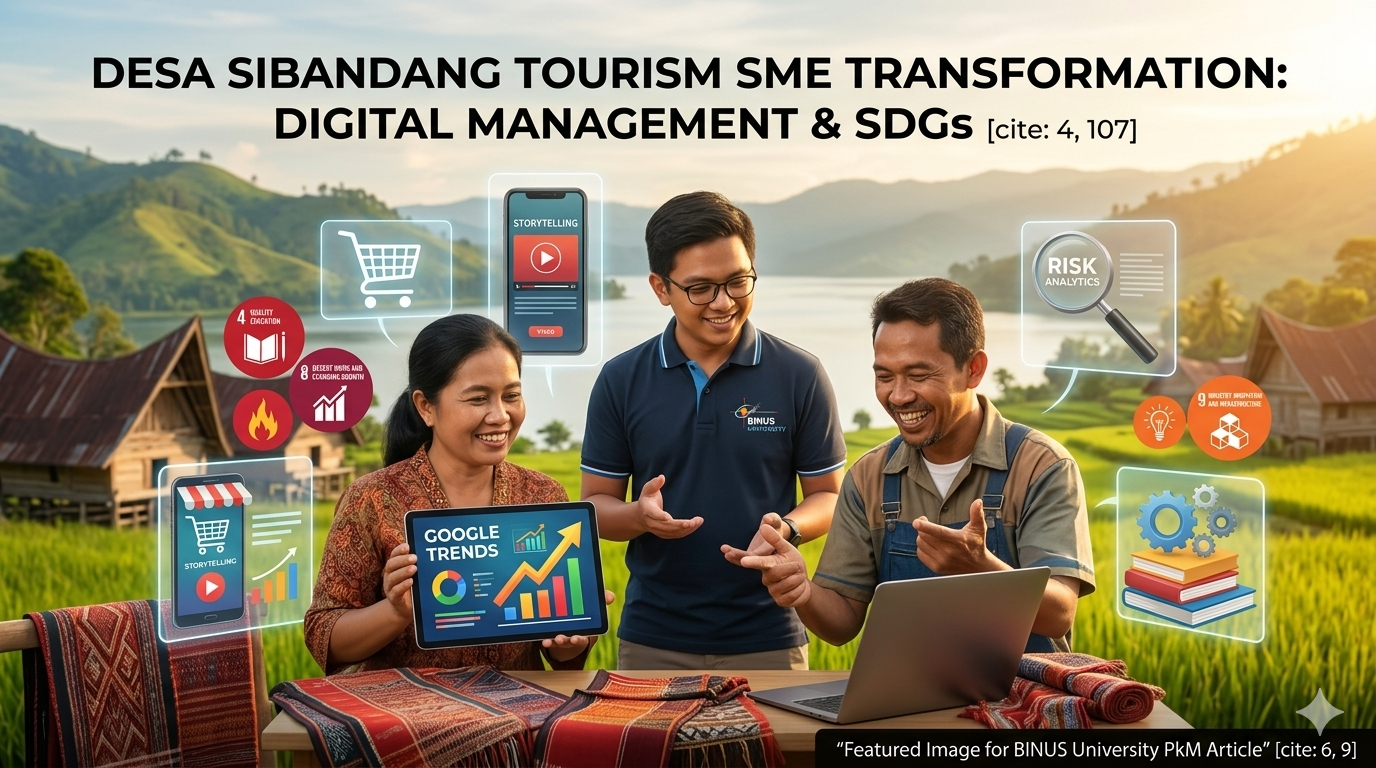 Transformasi UMKM Pariwisata Desa Sibandang: Sinergi Manajemen Bisnis, Era Digital, dan Pencapaian SDGs
