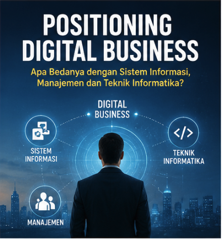 Positioning Digital Business: Apa Bedanya dengan Sistem Informasi, Manajemen, dan Teknik Informatika?