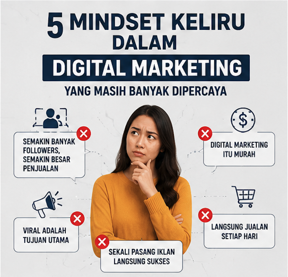 5 Mindset Keliru dalam Digital Marketing yang Masih Banyak Dipercaya