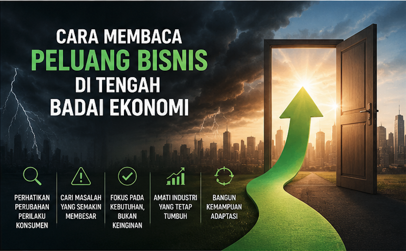 Cara Membaca Peluang Bisnis di Tengah Badai Ekonomi