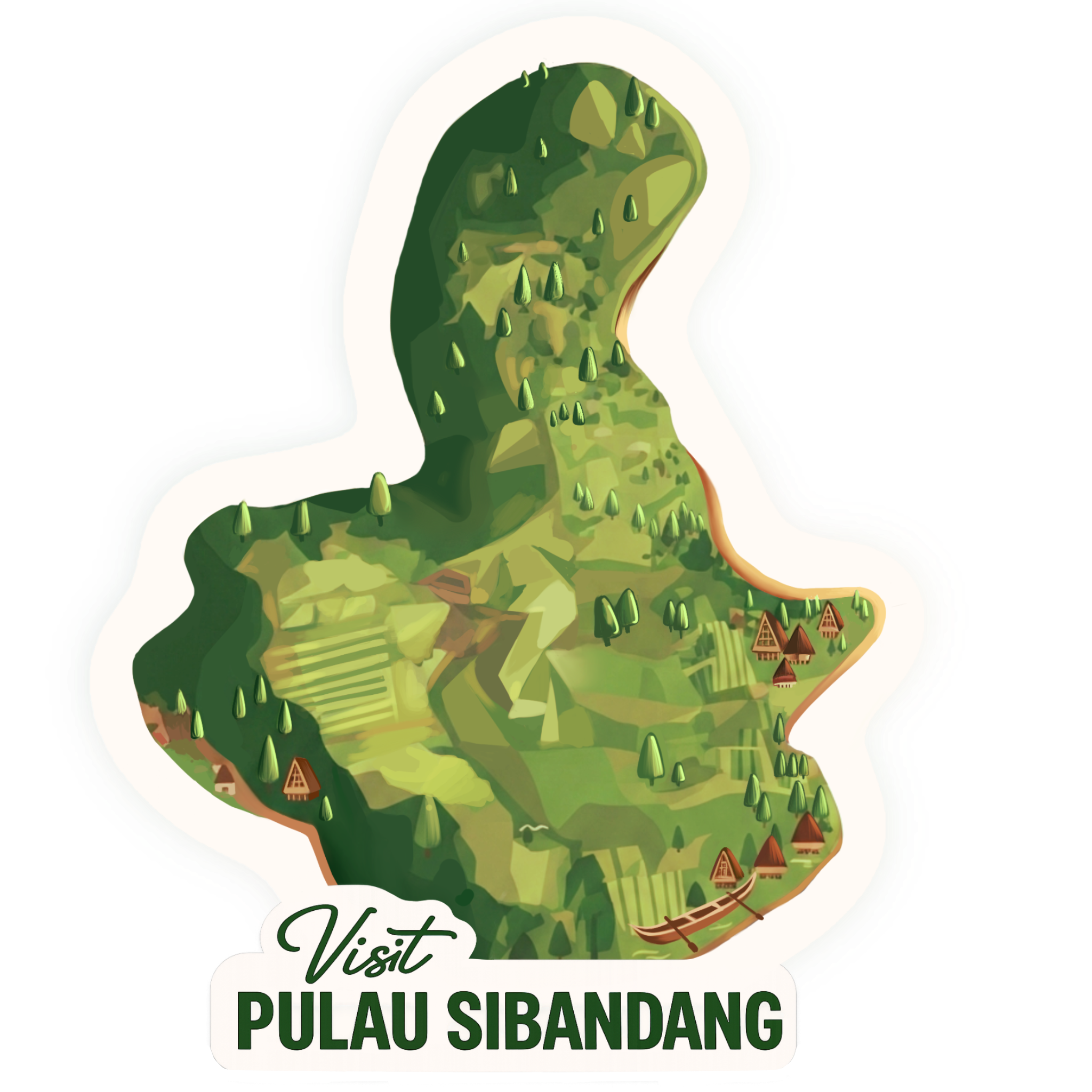 Wajah Baru Pulau Sibandang: Membaca Makna Logo Pariwisata dan Jejaknya pada Produk Lokal